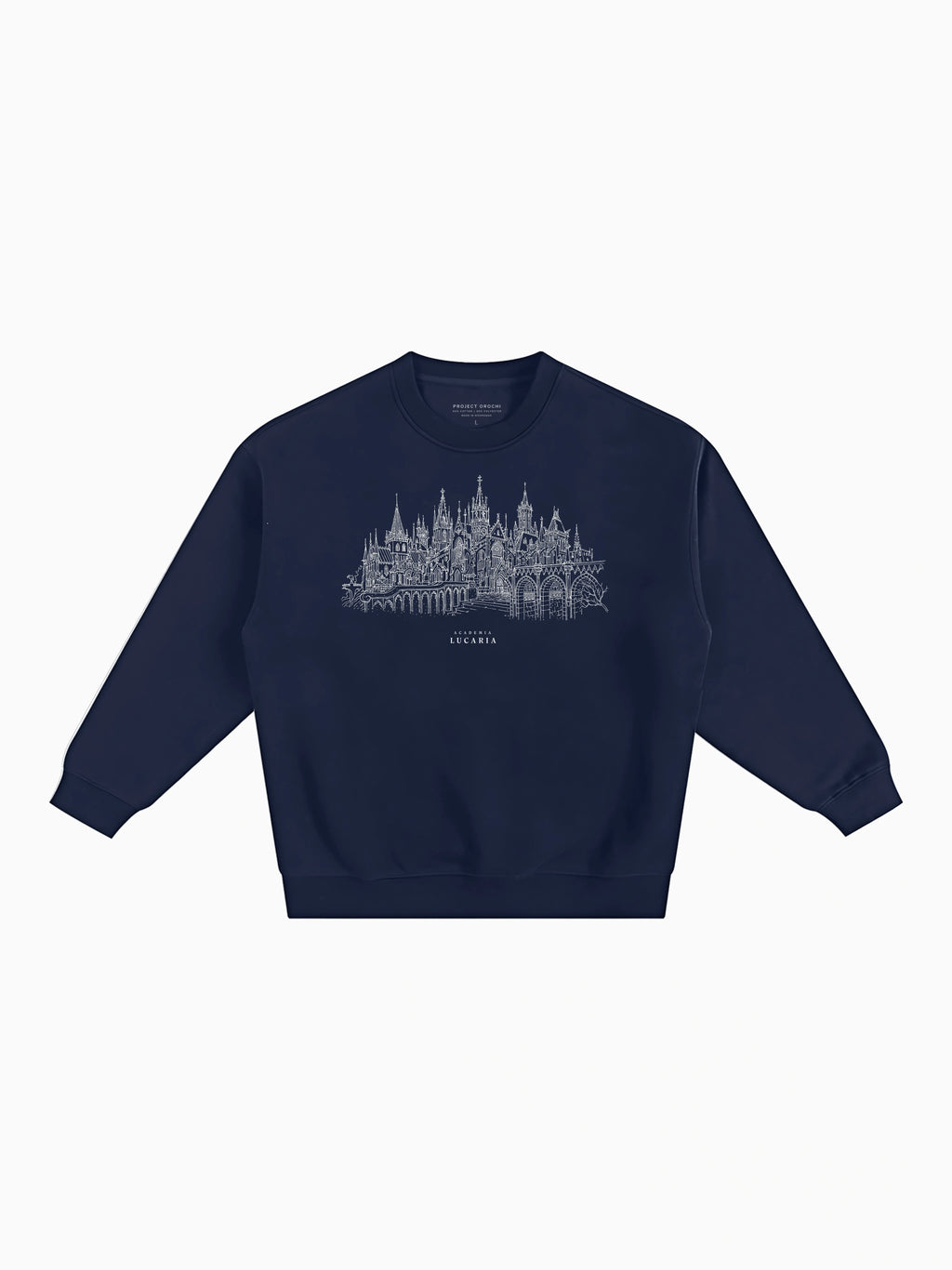 Academia Box Crewneck - Navy