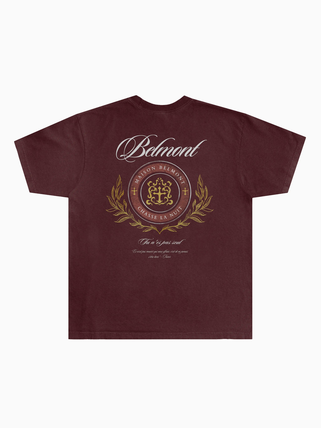 Belmont Tee - Maroon