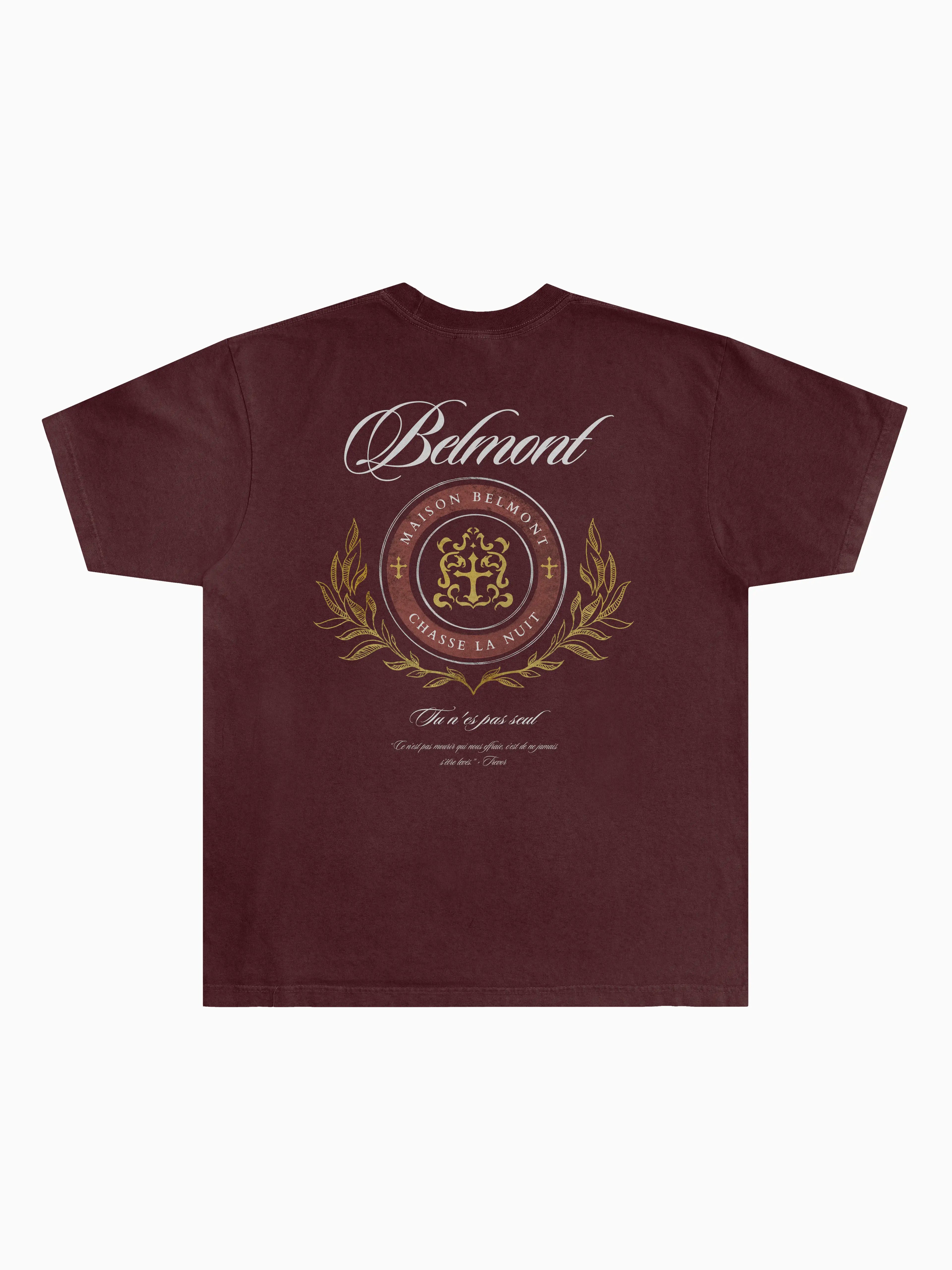 Belmont Tee - Maroon