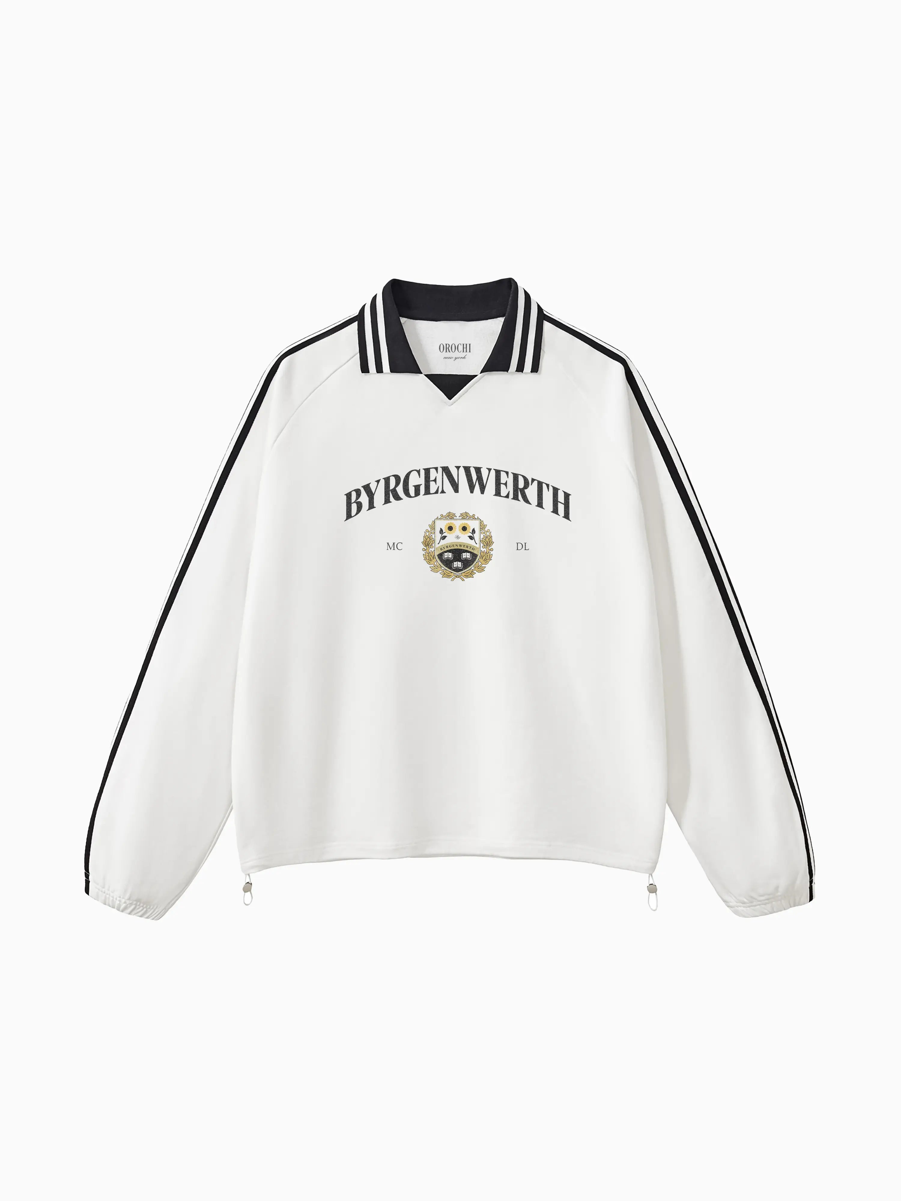 Byrgenwerth Lapel Sweater Polo - White
