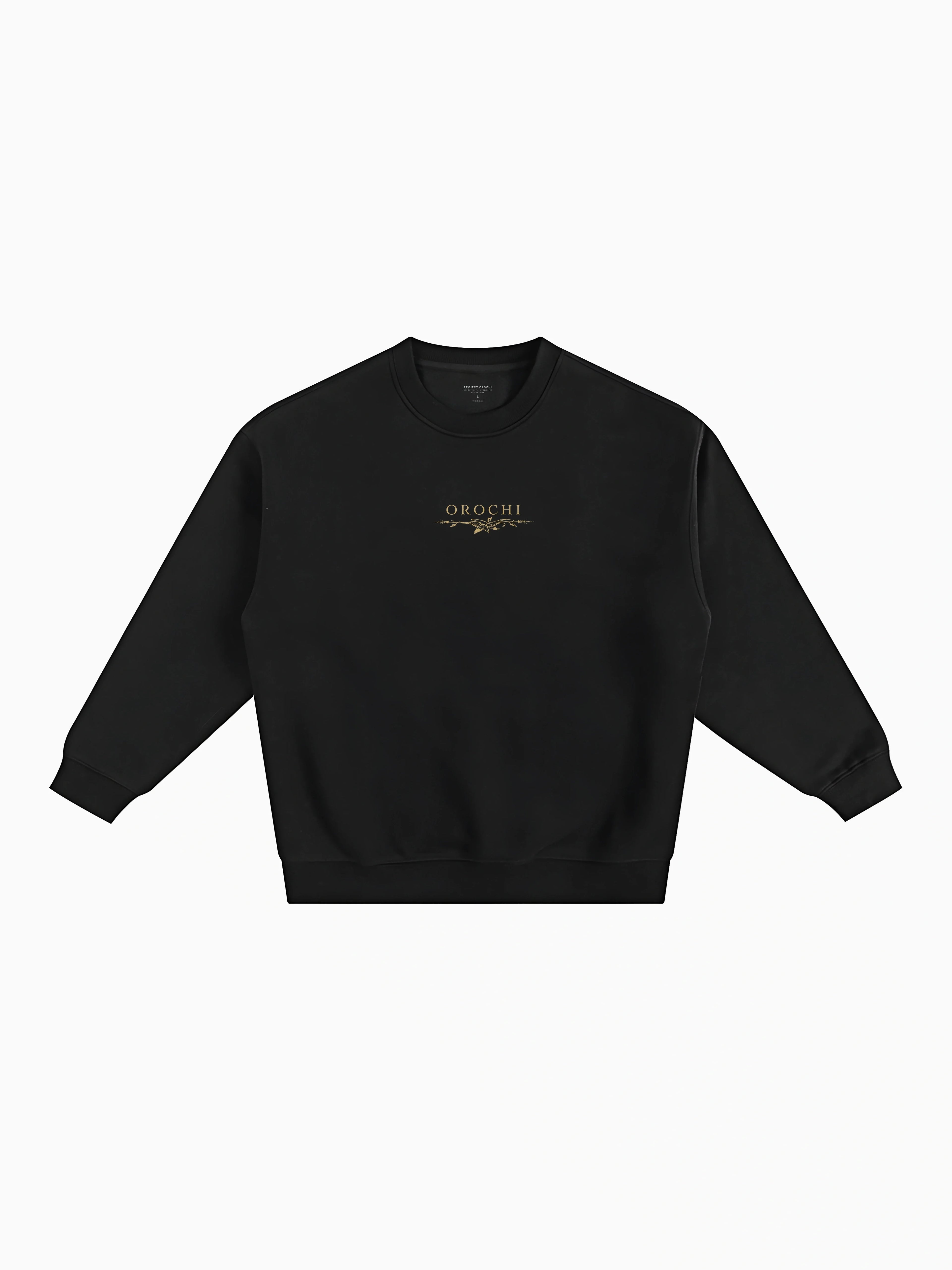 Cavalieri Box Crewneck - Black