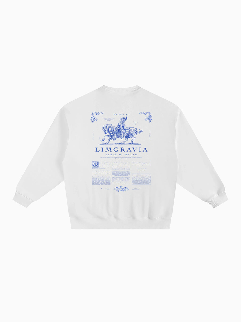 Cavalieri Box Crewneck - White