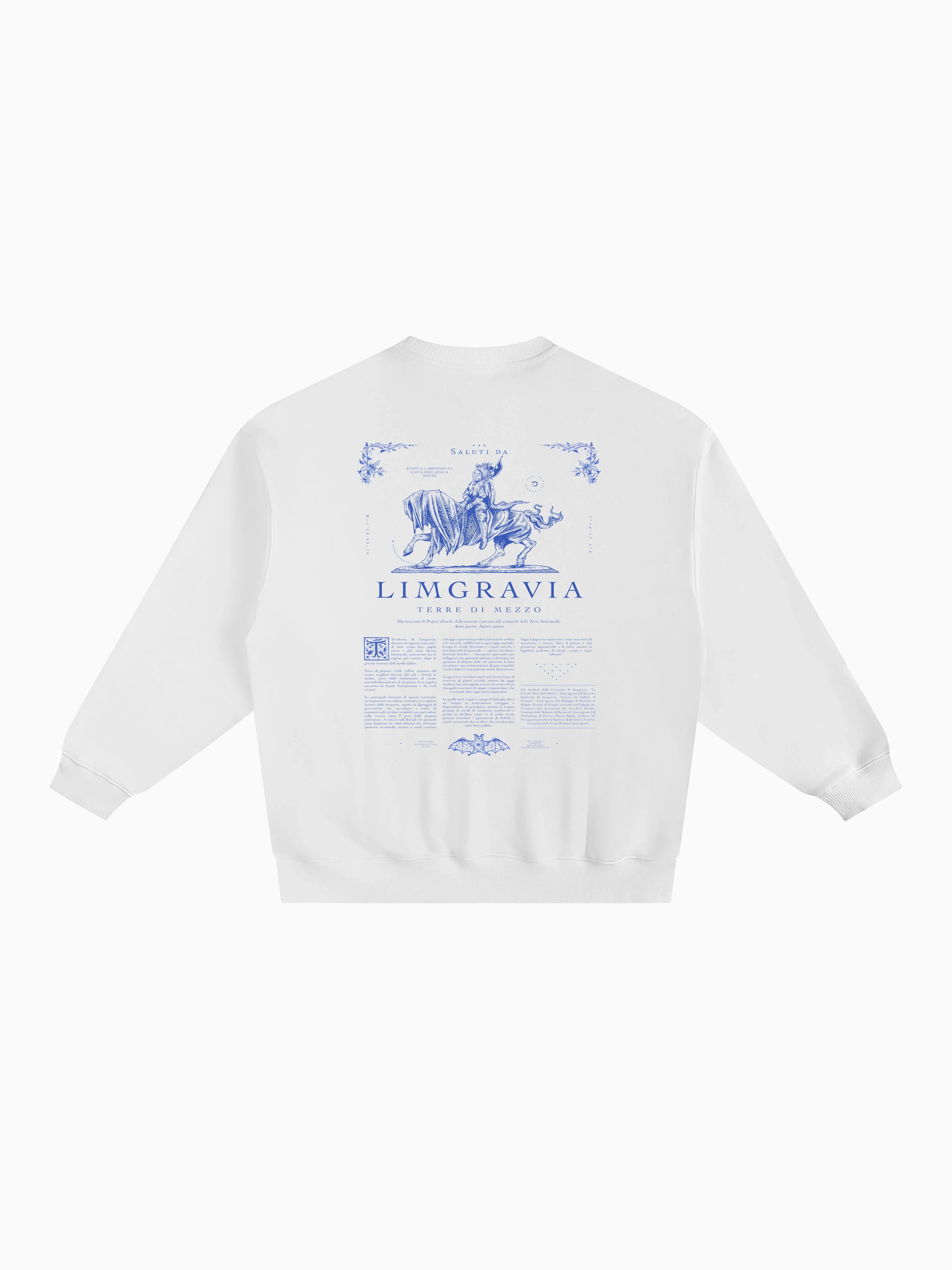 Cavalieri Box Crewneck - White