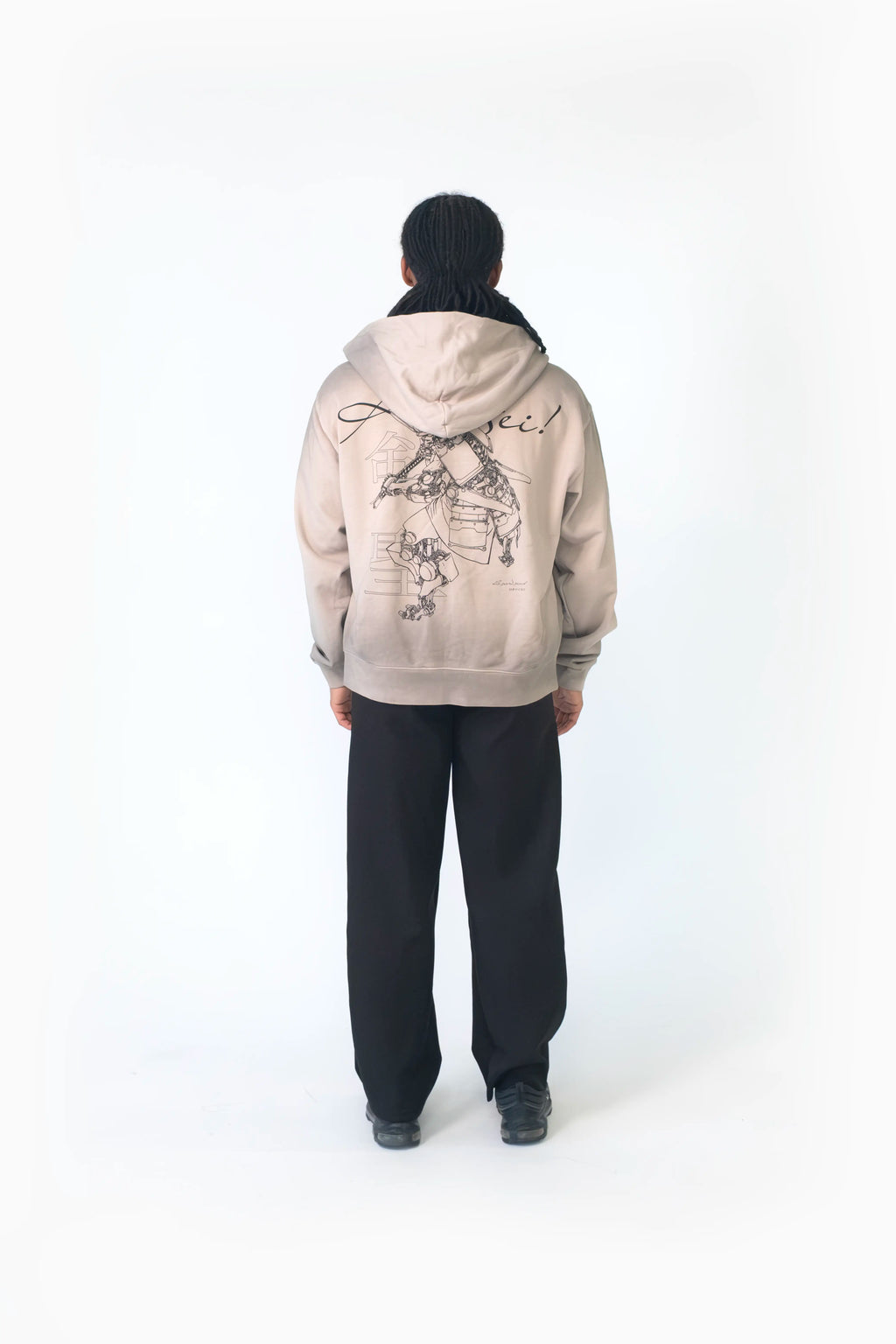 Cyber Kensei Zip Hoodie - Chai