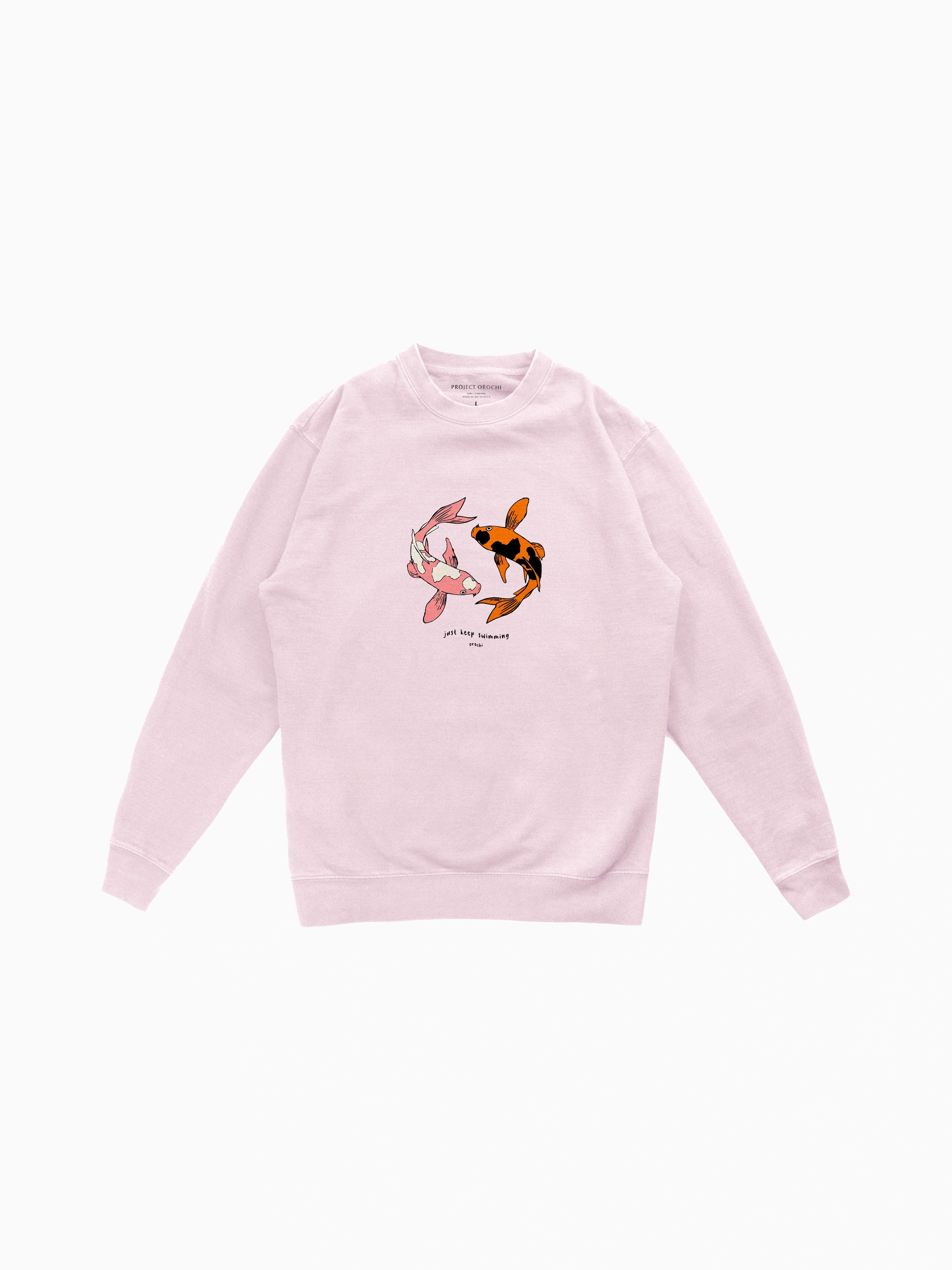 Koi Crewneck - Light Pink
