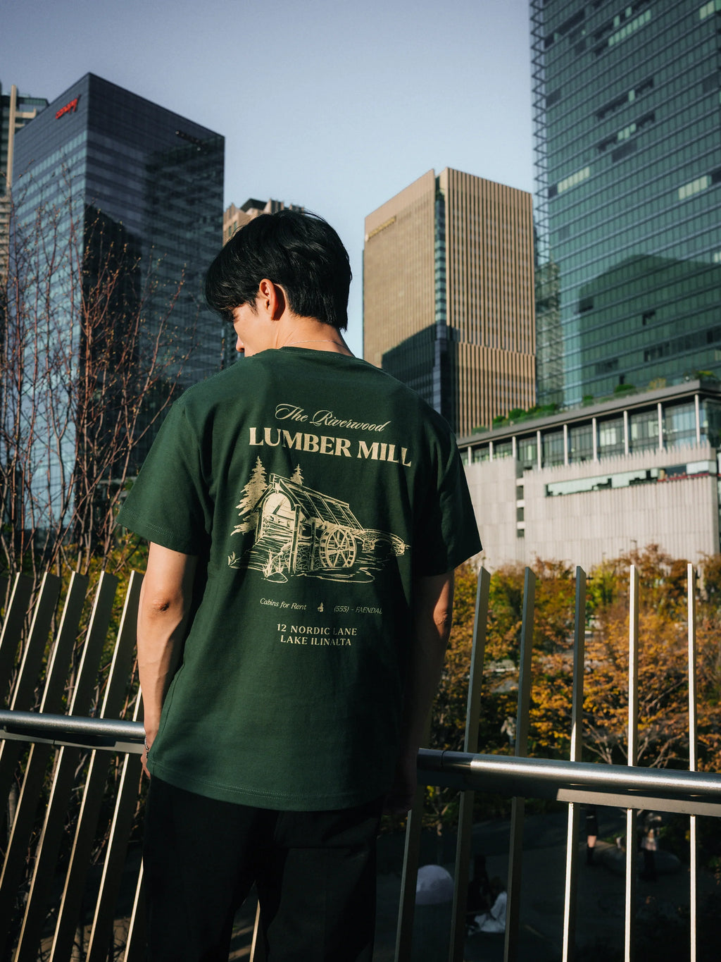 Lumber Mill Tee - Forest Green