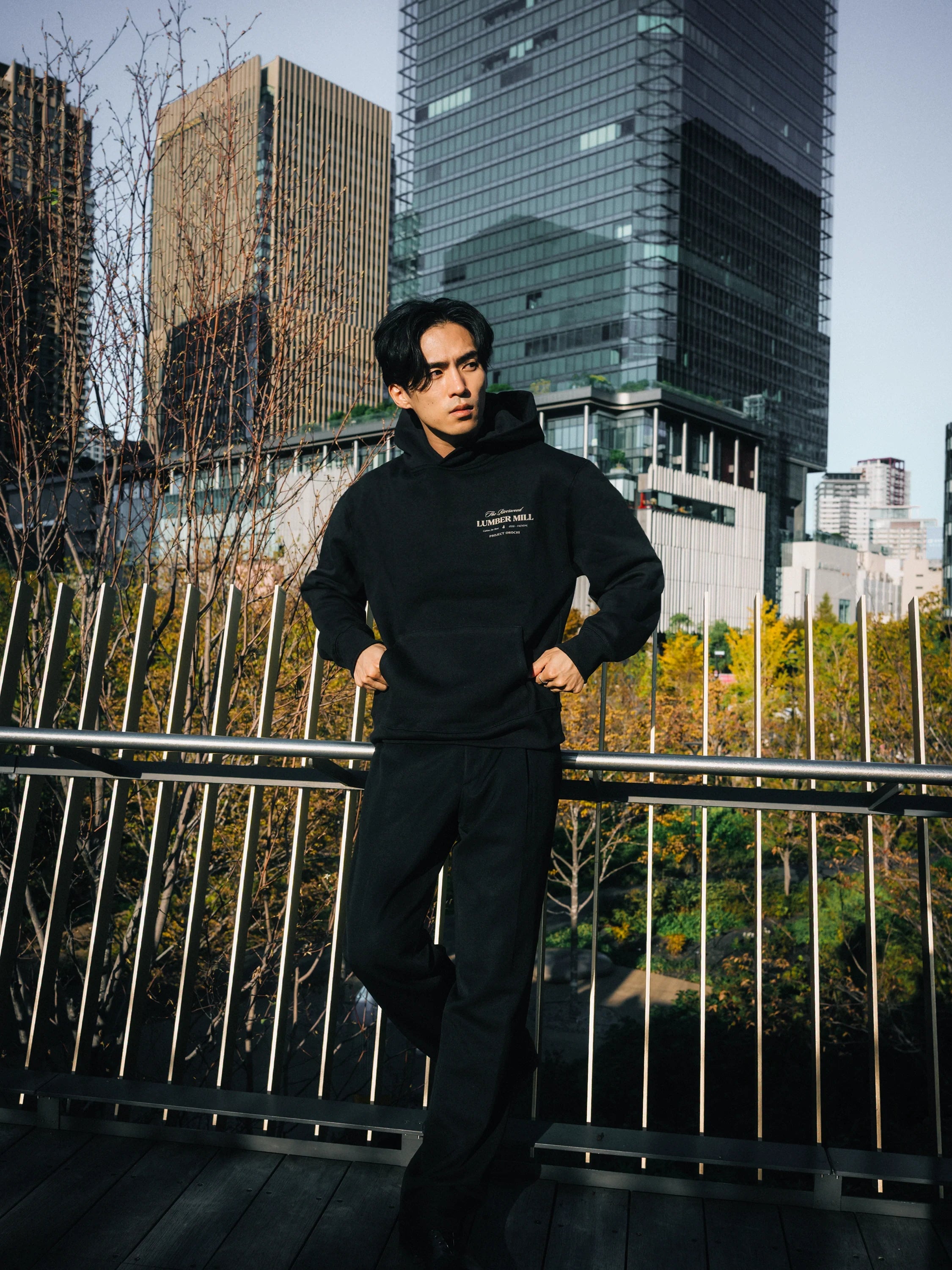 Lumber Mill Box Hoodie - Black