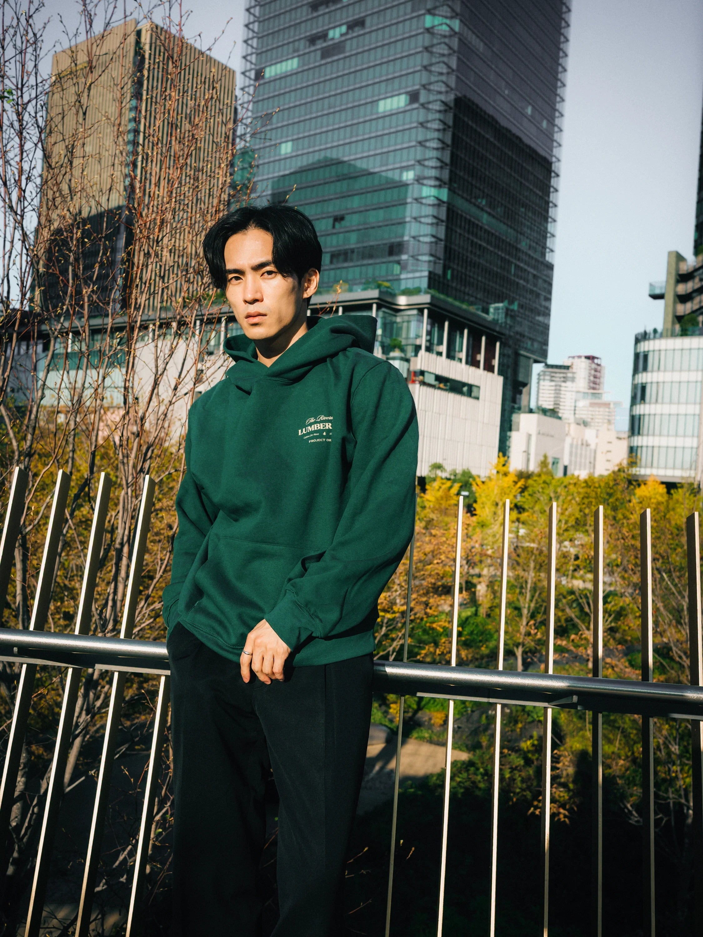 Lumber Mill Box Hoodie - Forest Green