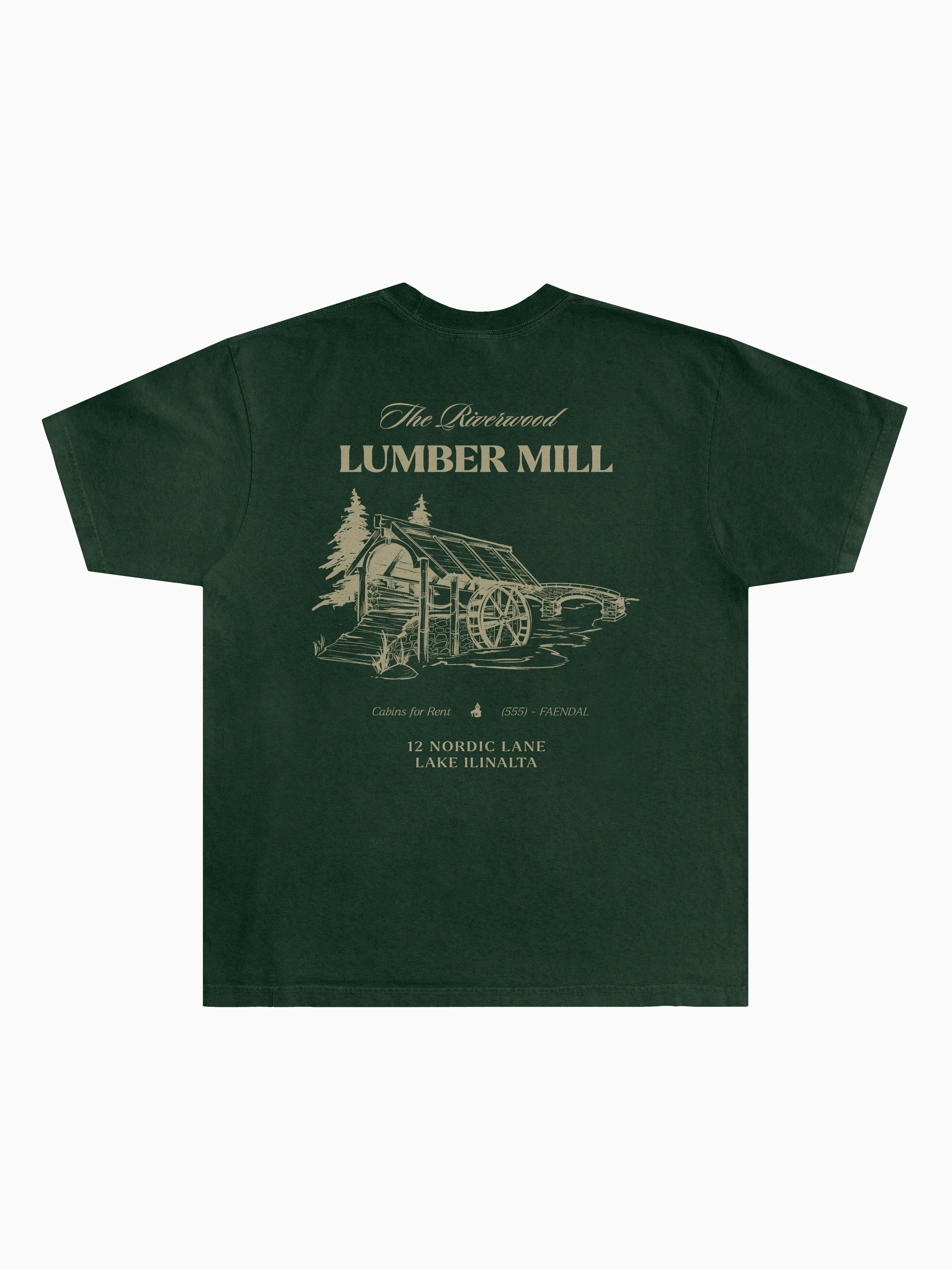 Lumber Mill Tee - Forest Green