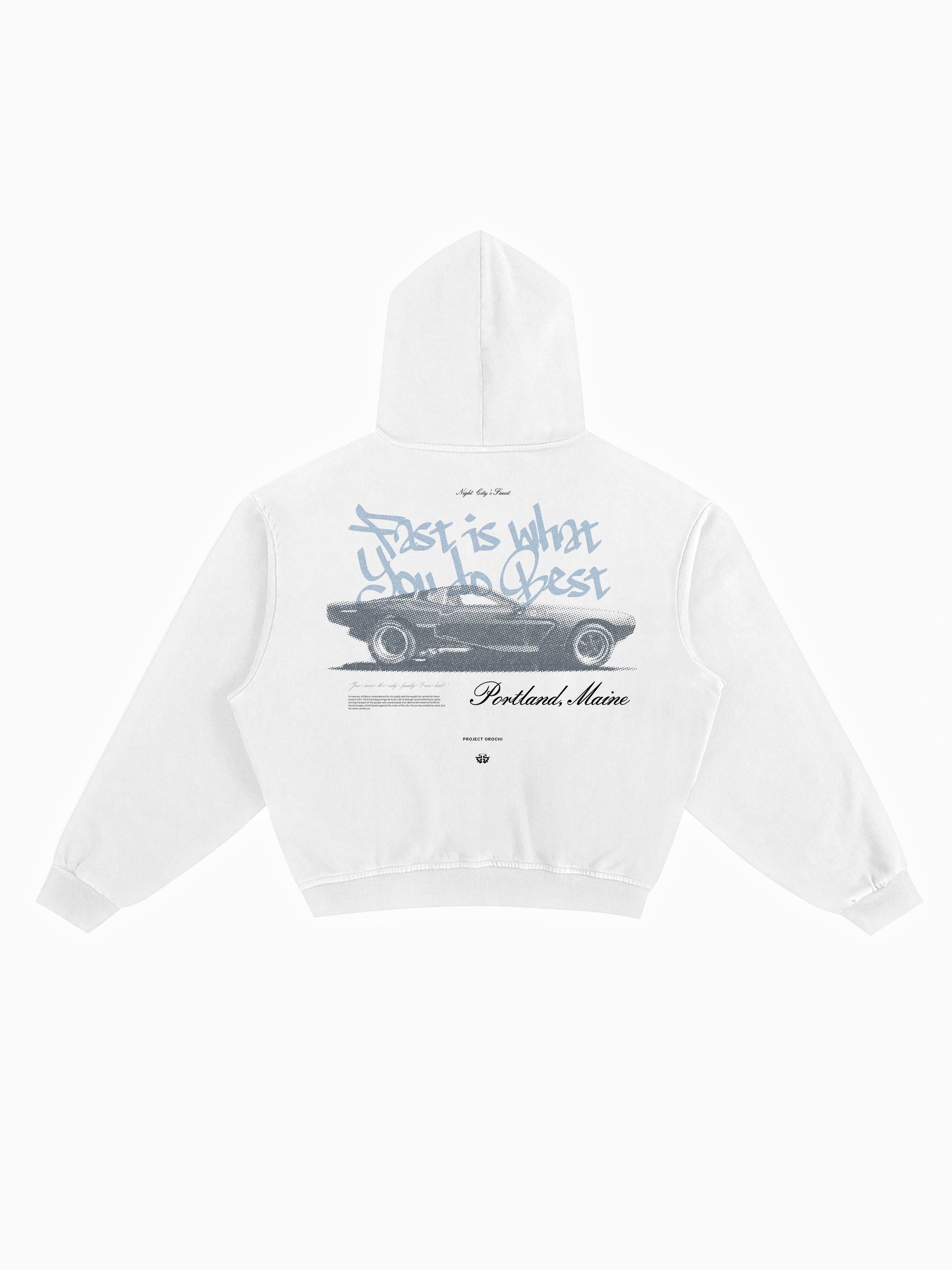 Maine Box Hoodie - White