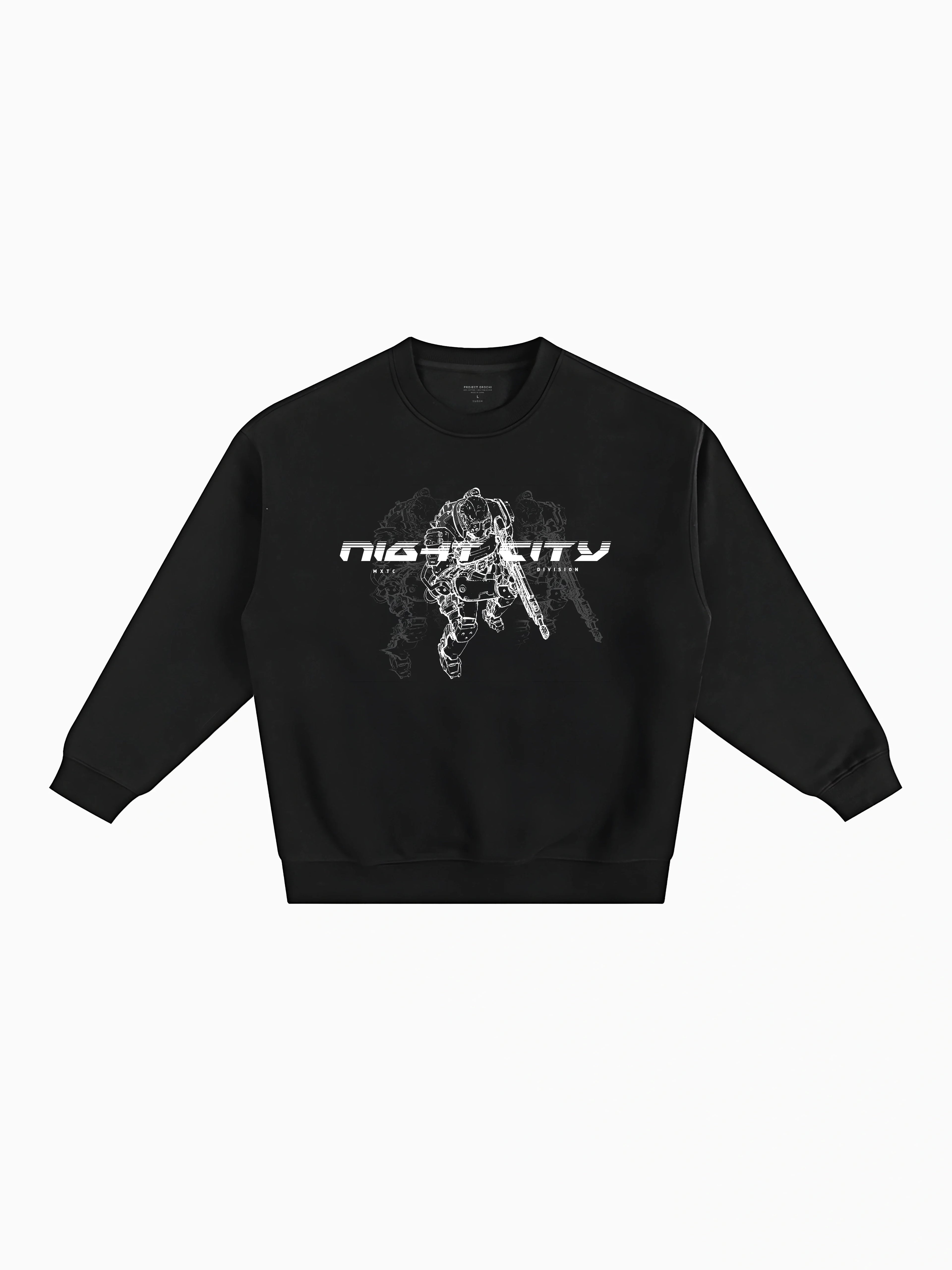 NCPD Box Crewneck - Black