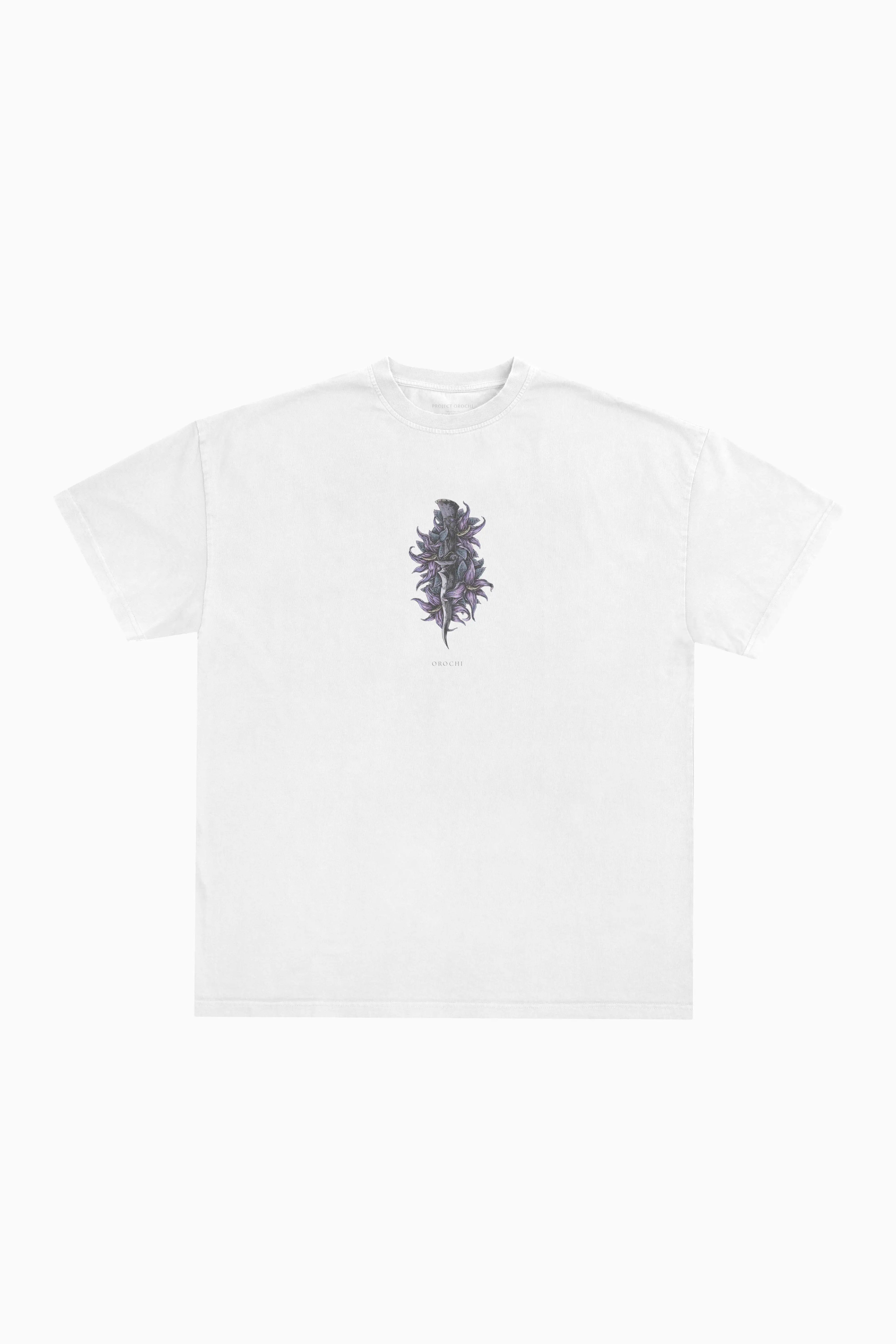 Dagger Box Tee - White
