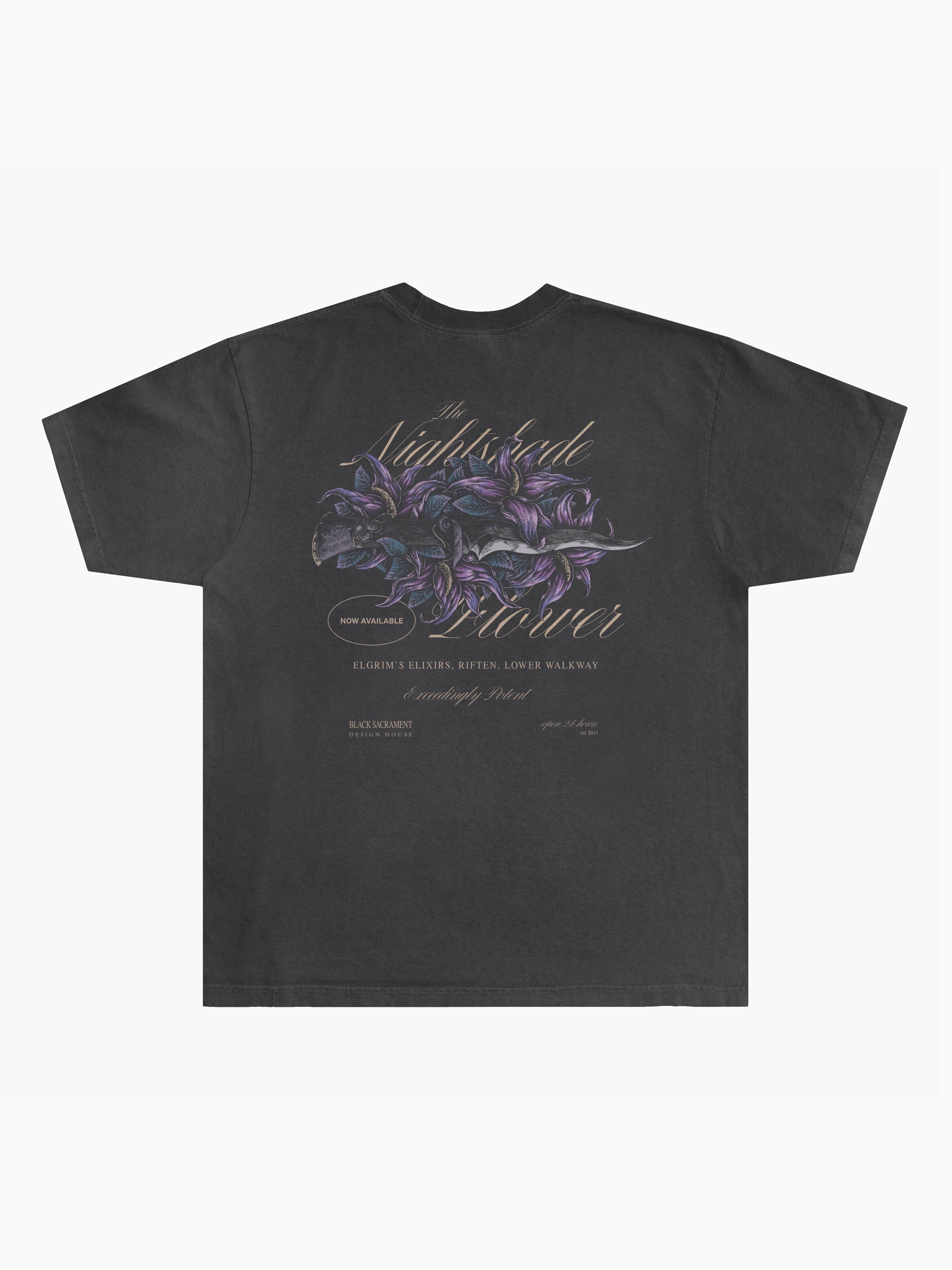 Nightshade Tee - Charcoal