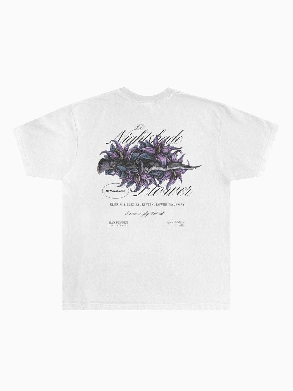 Nightshade Tee - White