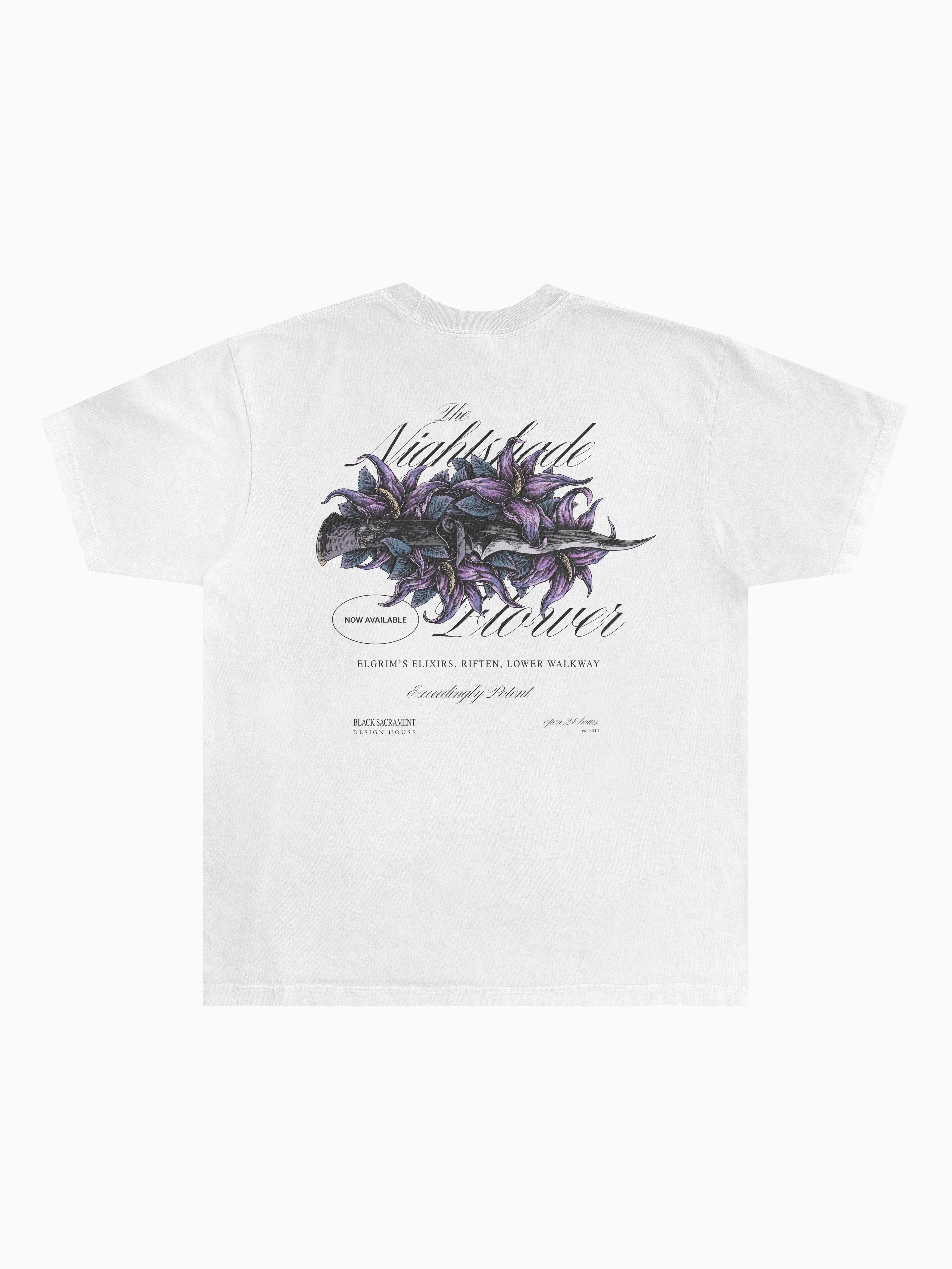 Nightshade Tee - White