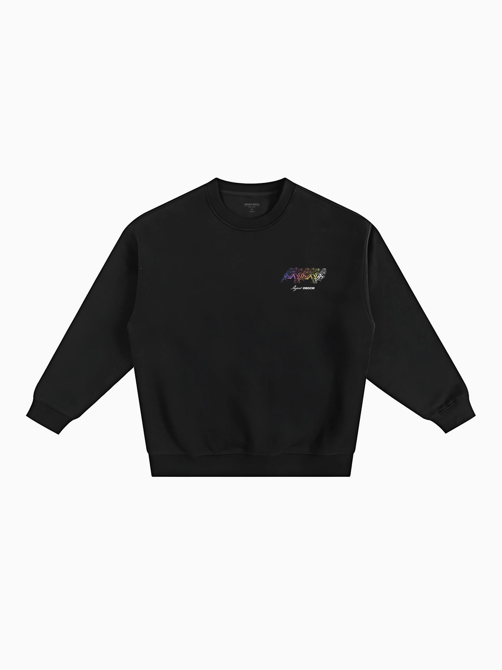 Run Club Box Crewneck - Black