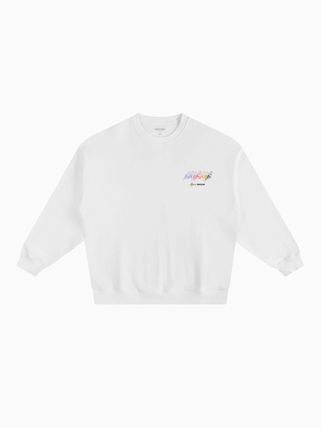 Run Club Box Crewneck - White