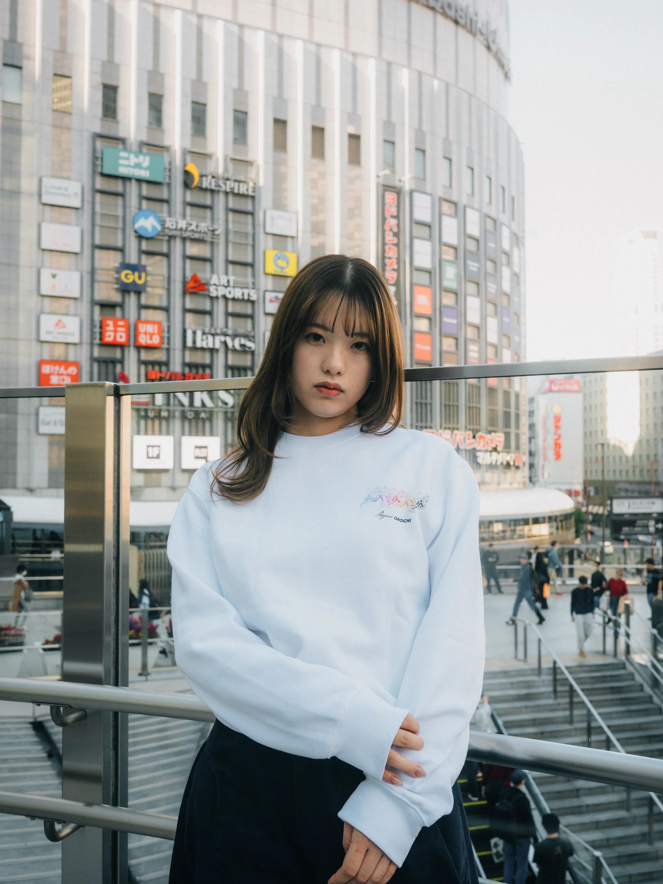 Run Club Box Crewneck - White