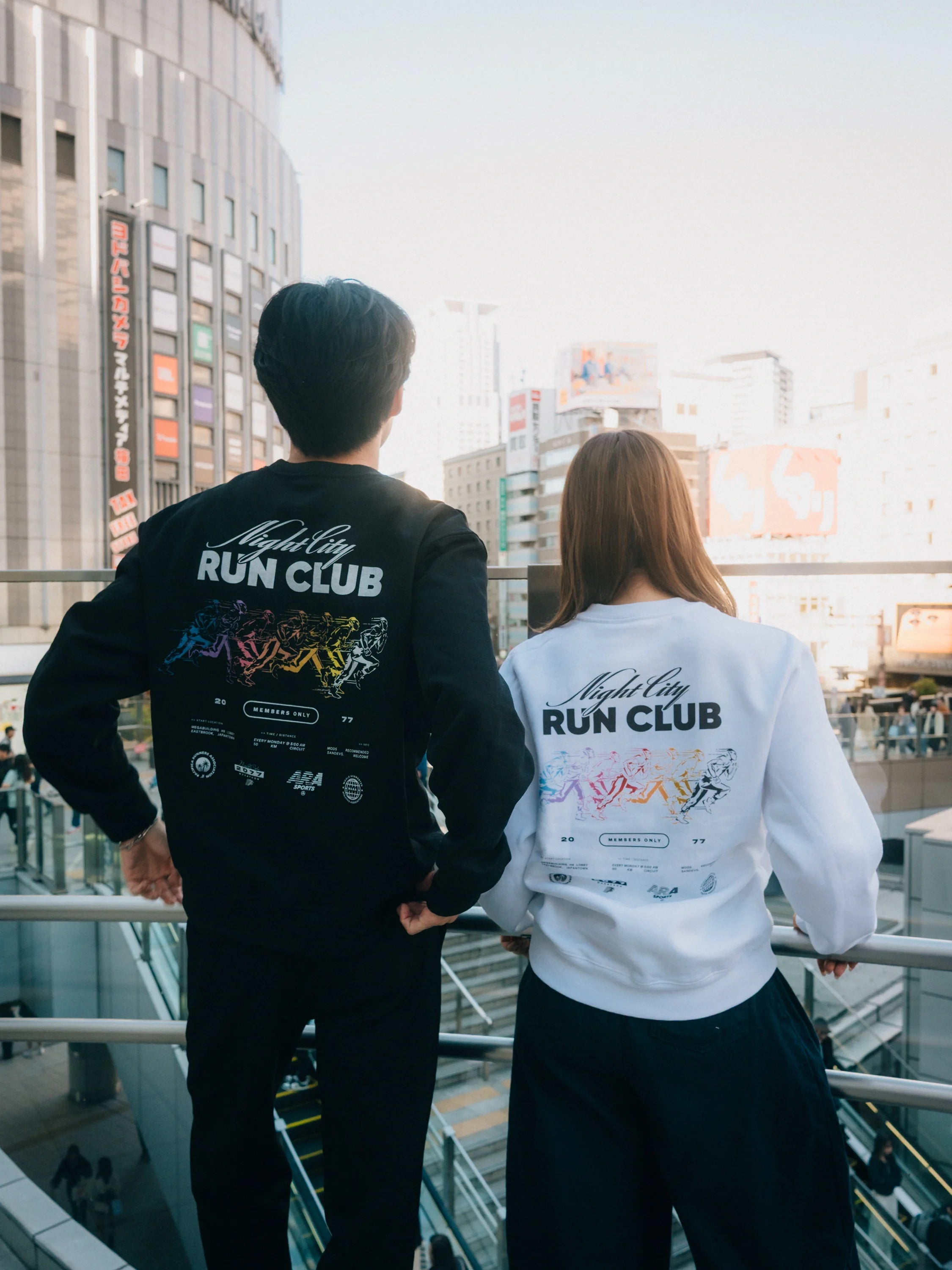 Run Club Box Crewneck - White