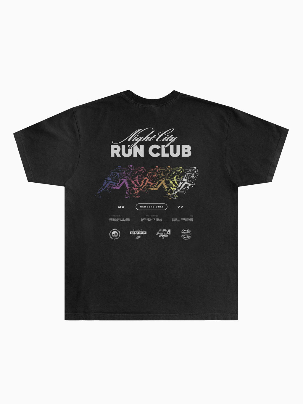 Run Club Tee - Black