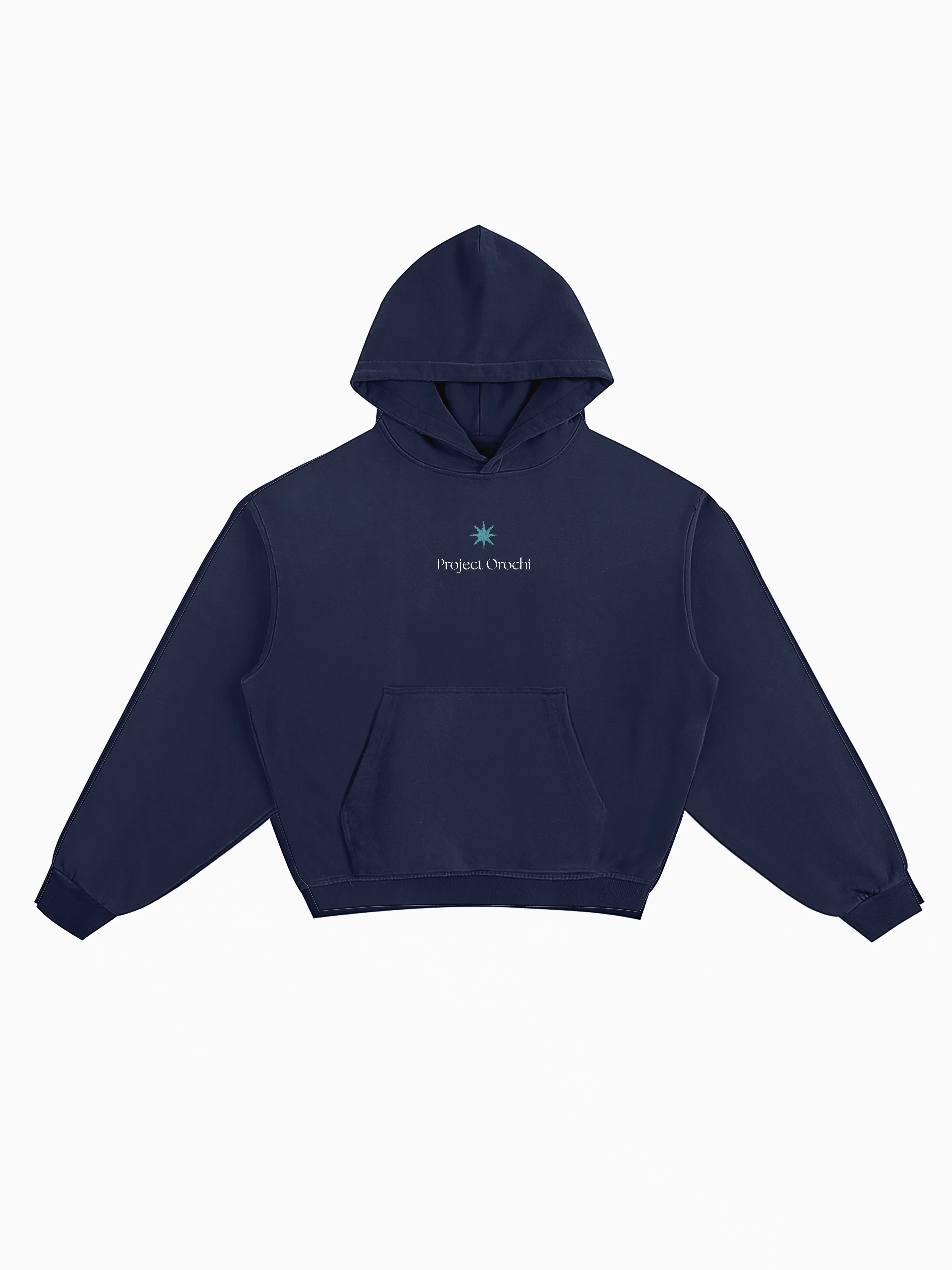 Solaire Box Hoodie - Navy