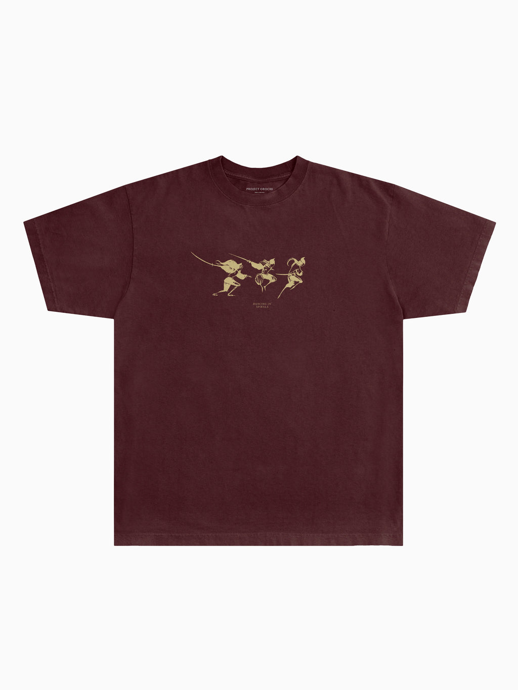 Spirals Tee - Maroon