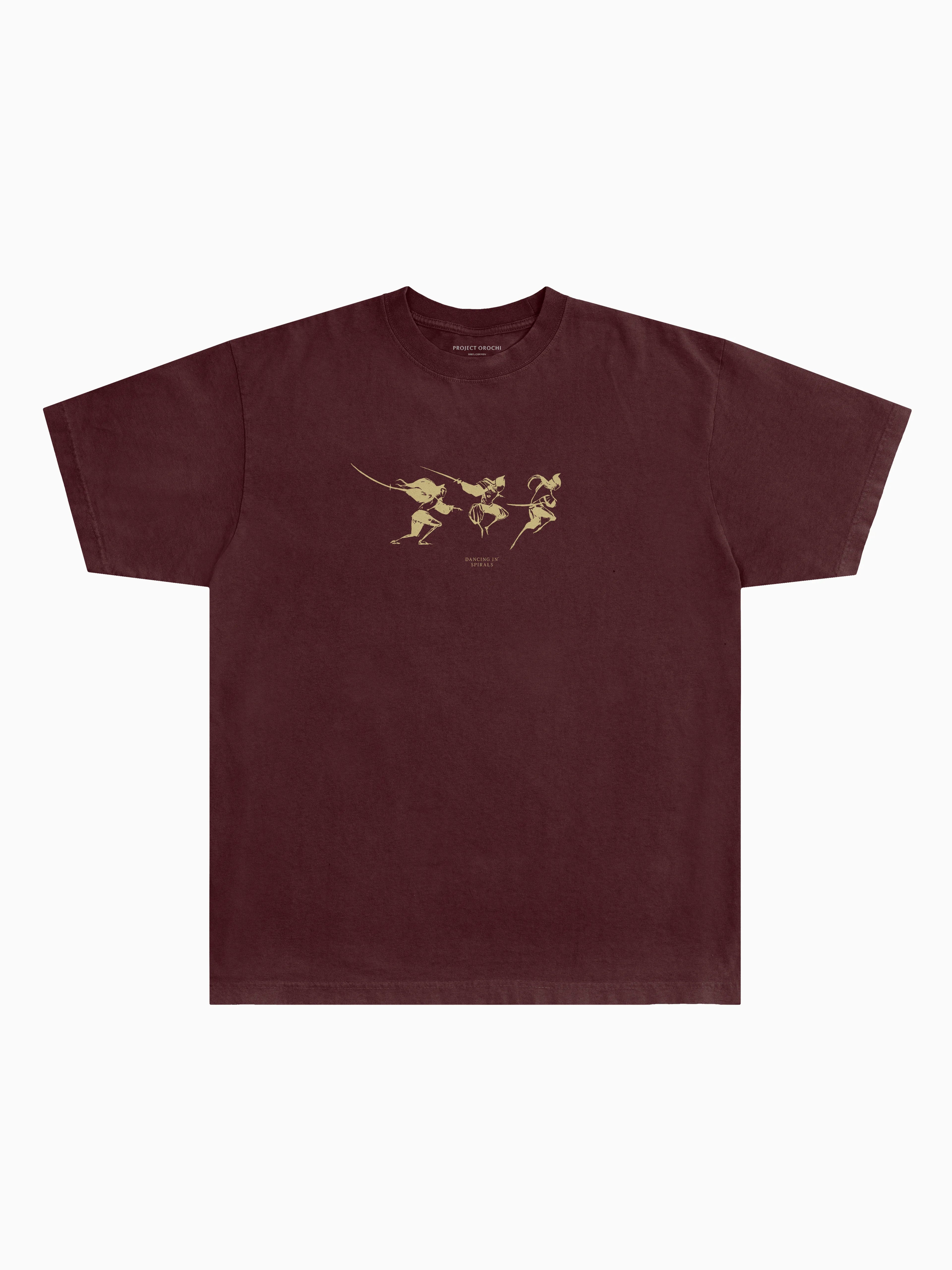 Spirals Tee - Maroon