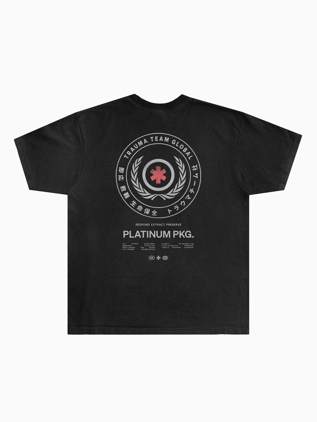 Trauma Team Tee - Black