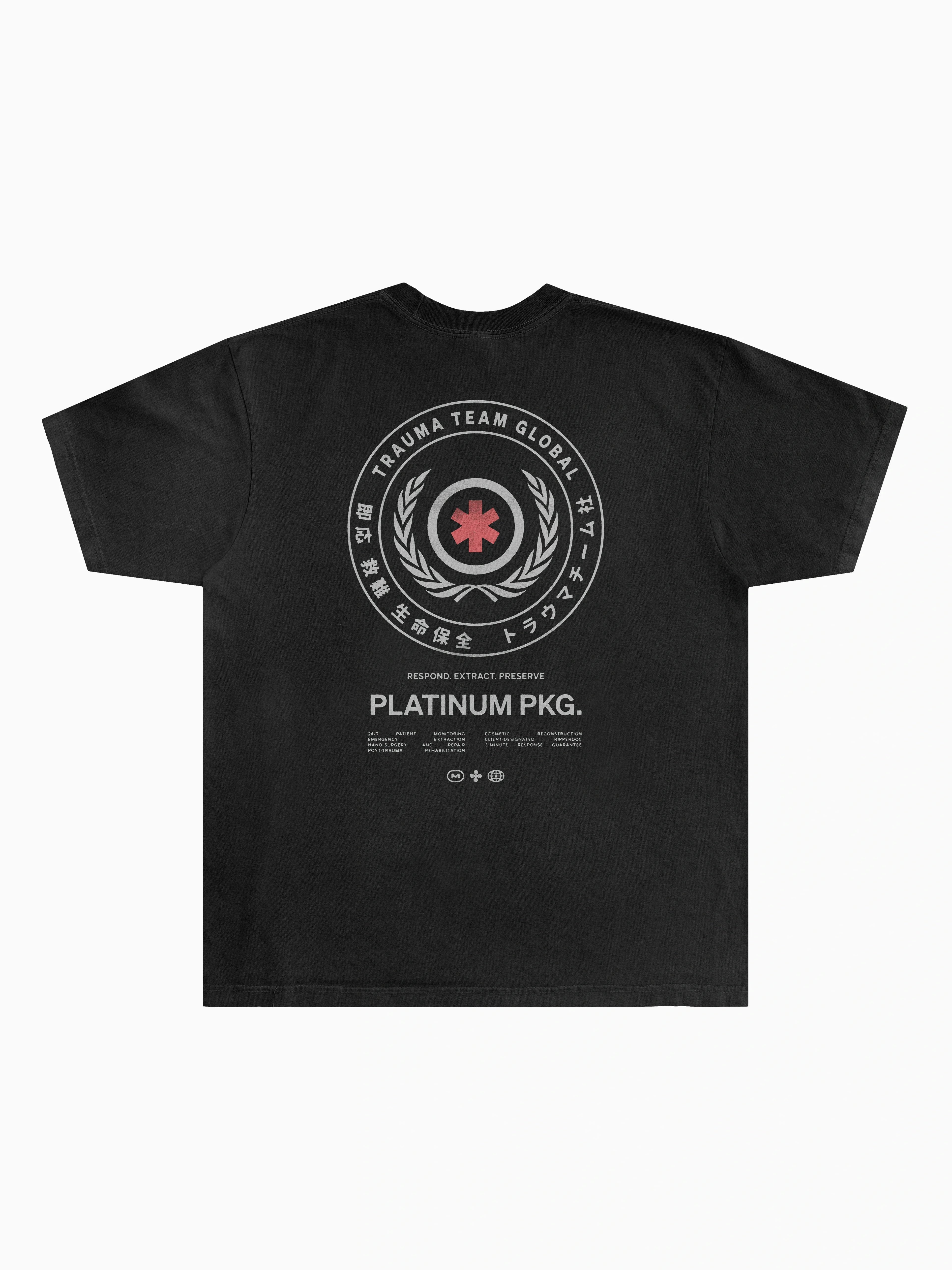 Trauma Team Tee - Black