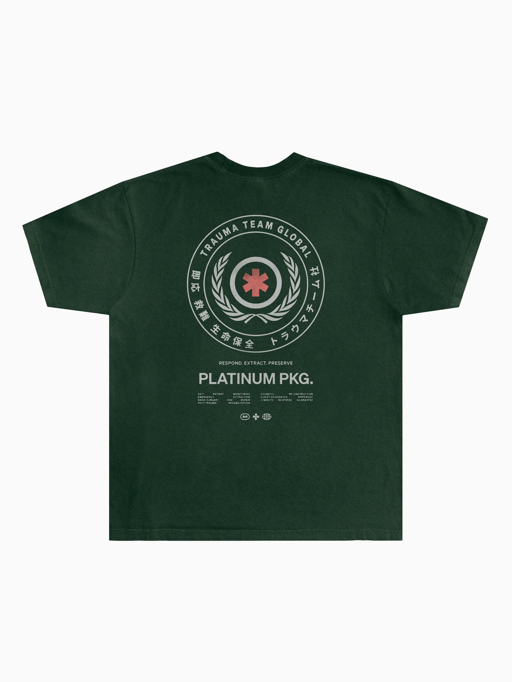 Trauma Team Tee - Forest Green