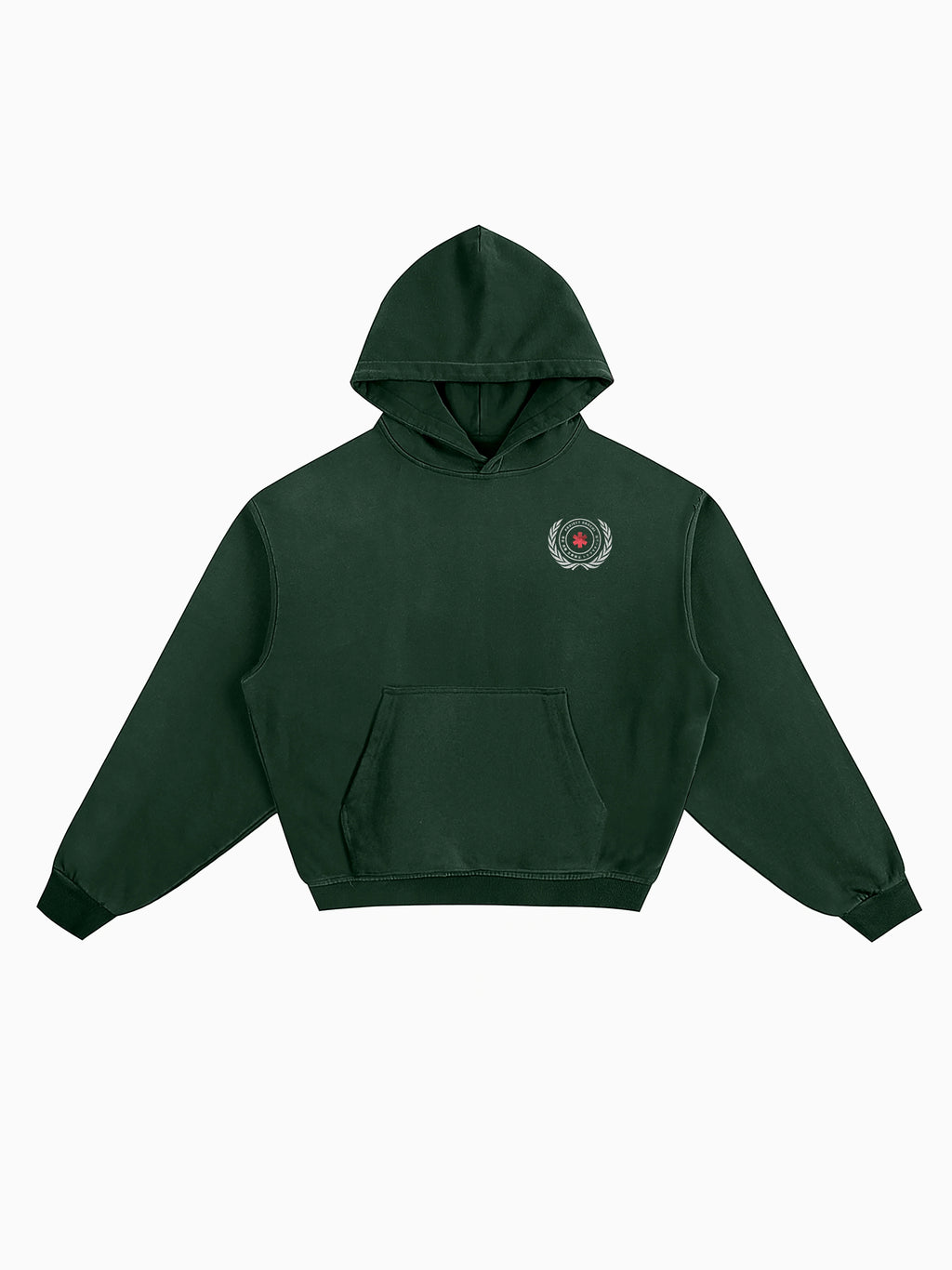 Trauma Team Box Hoodie - Forest Green