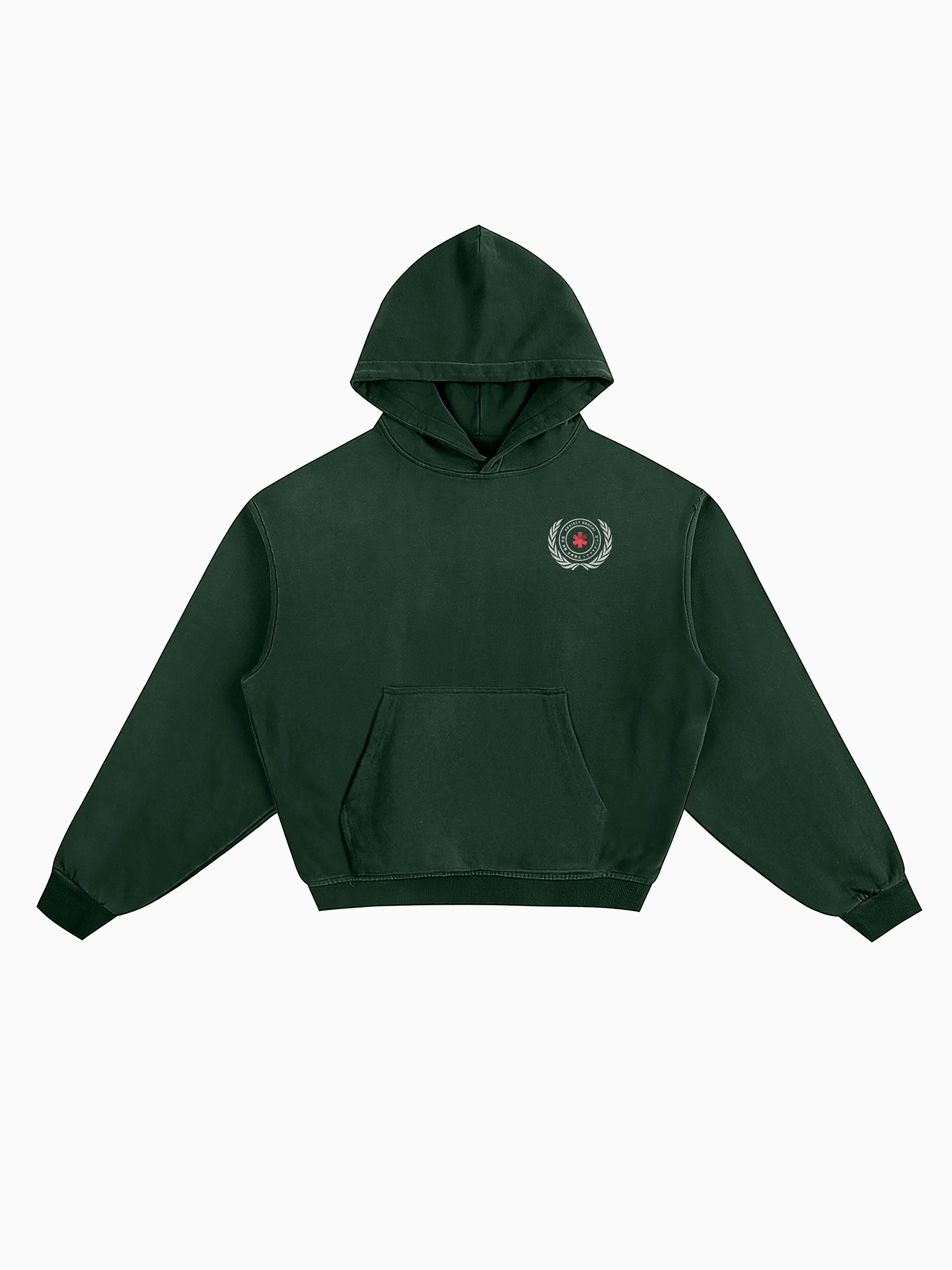 Trauma Team Box Hoodie - Forest Green
