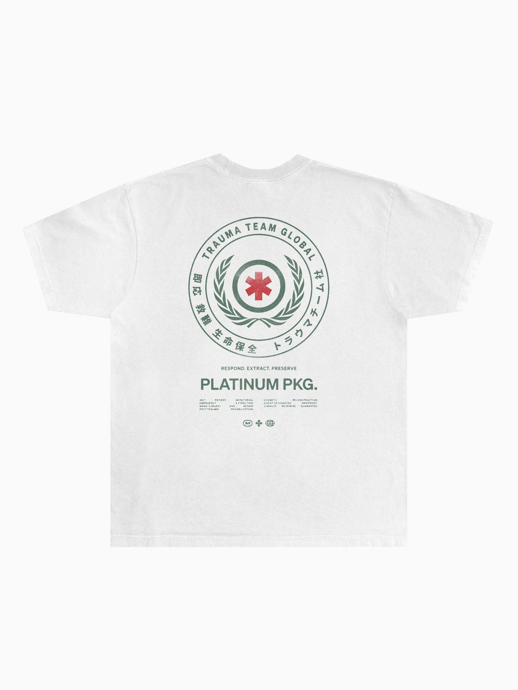 Trauma Team Tee - White