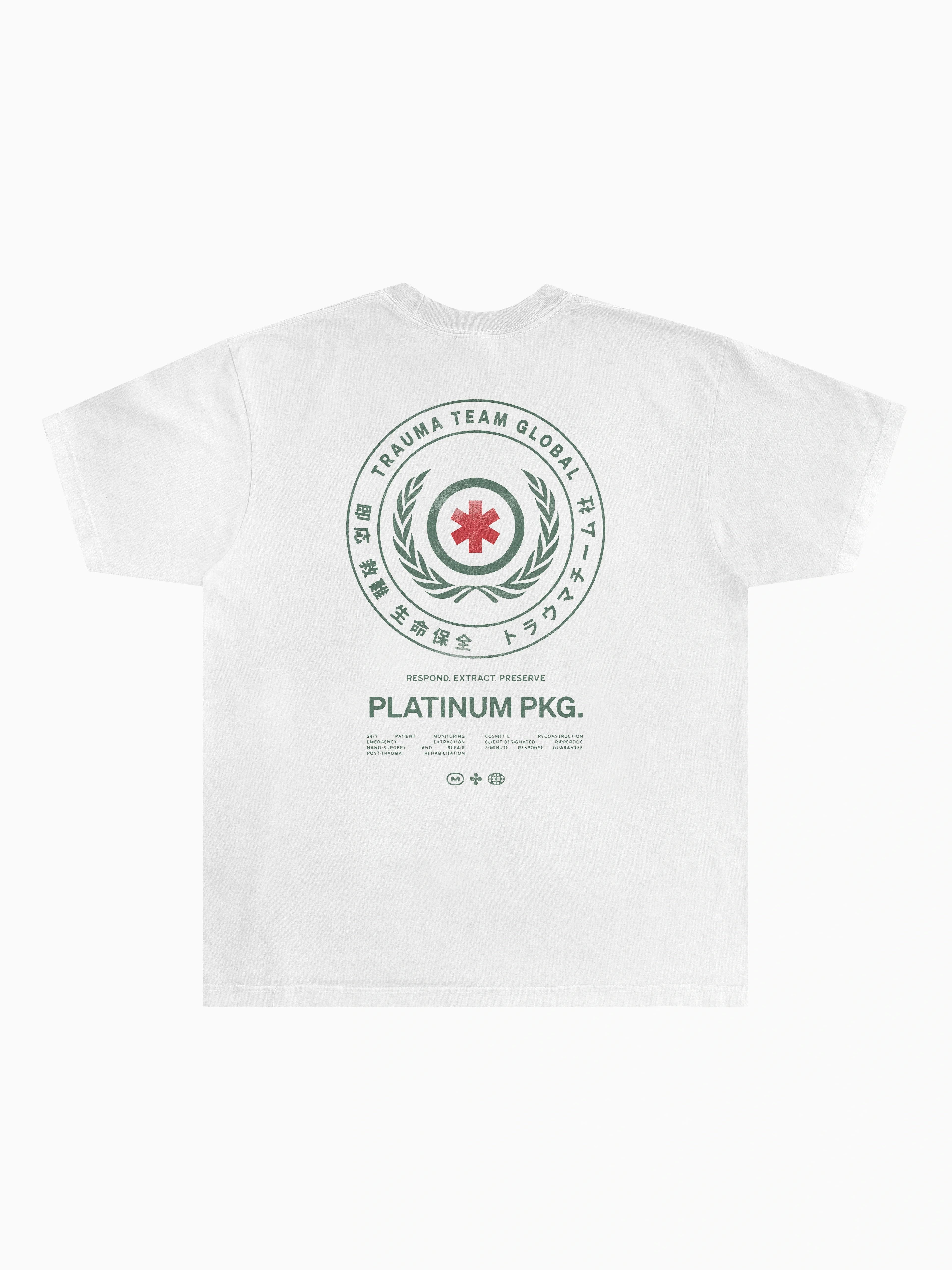 Trauma Team Tee - White