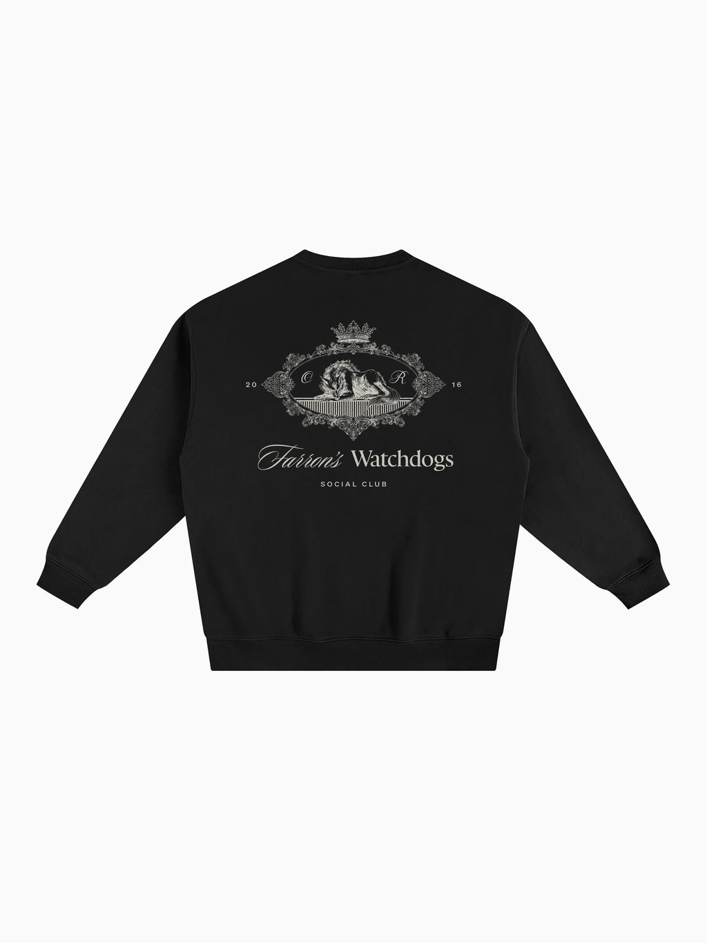 Watchdogs Box Crewneck - Black