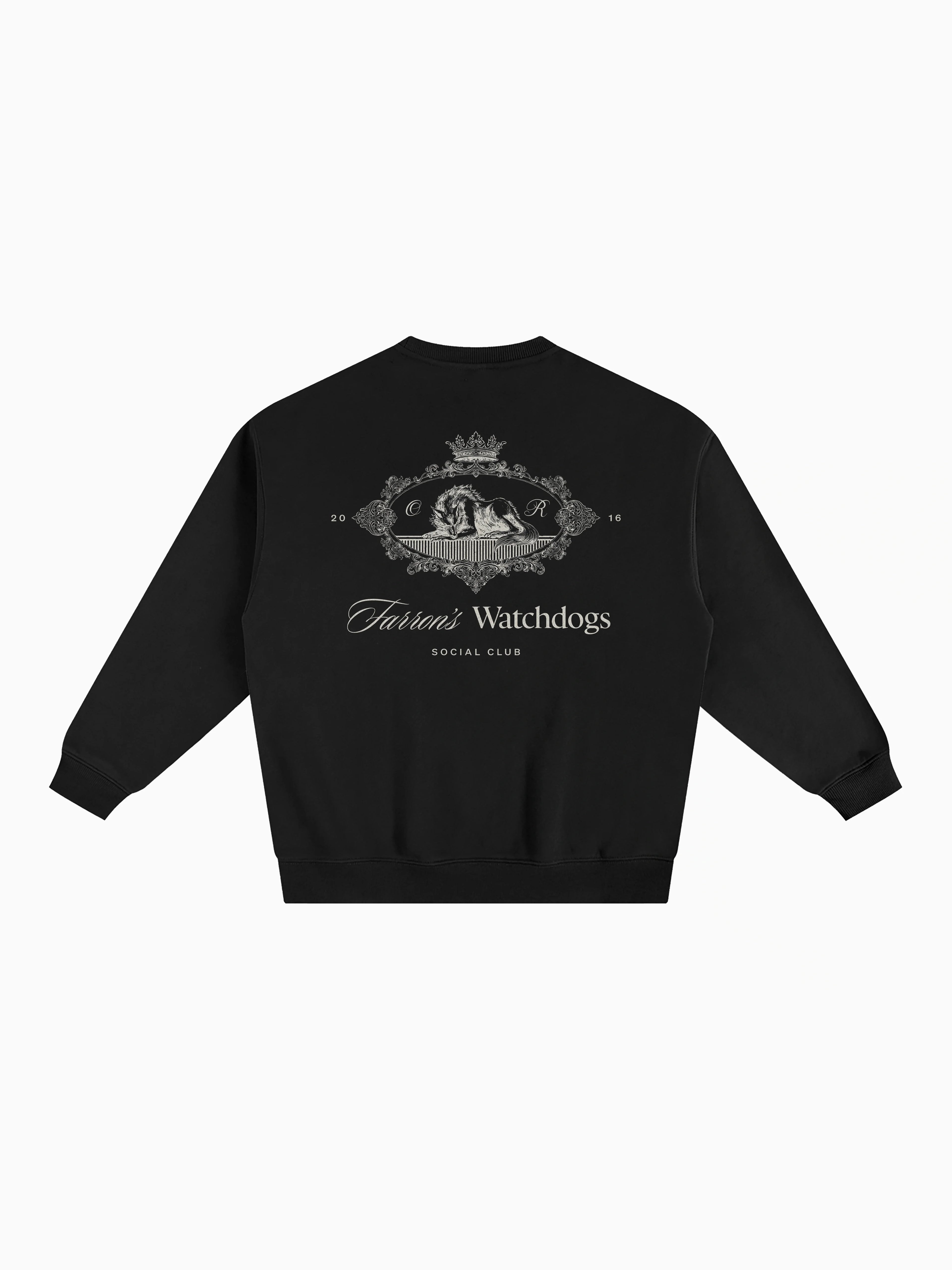 Watchdogs Box Crewneck - Black