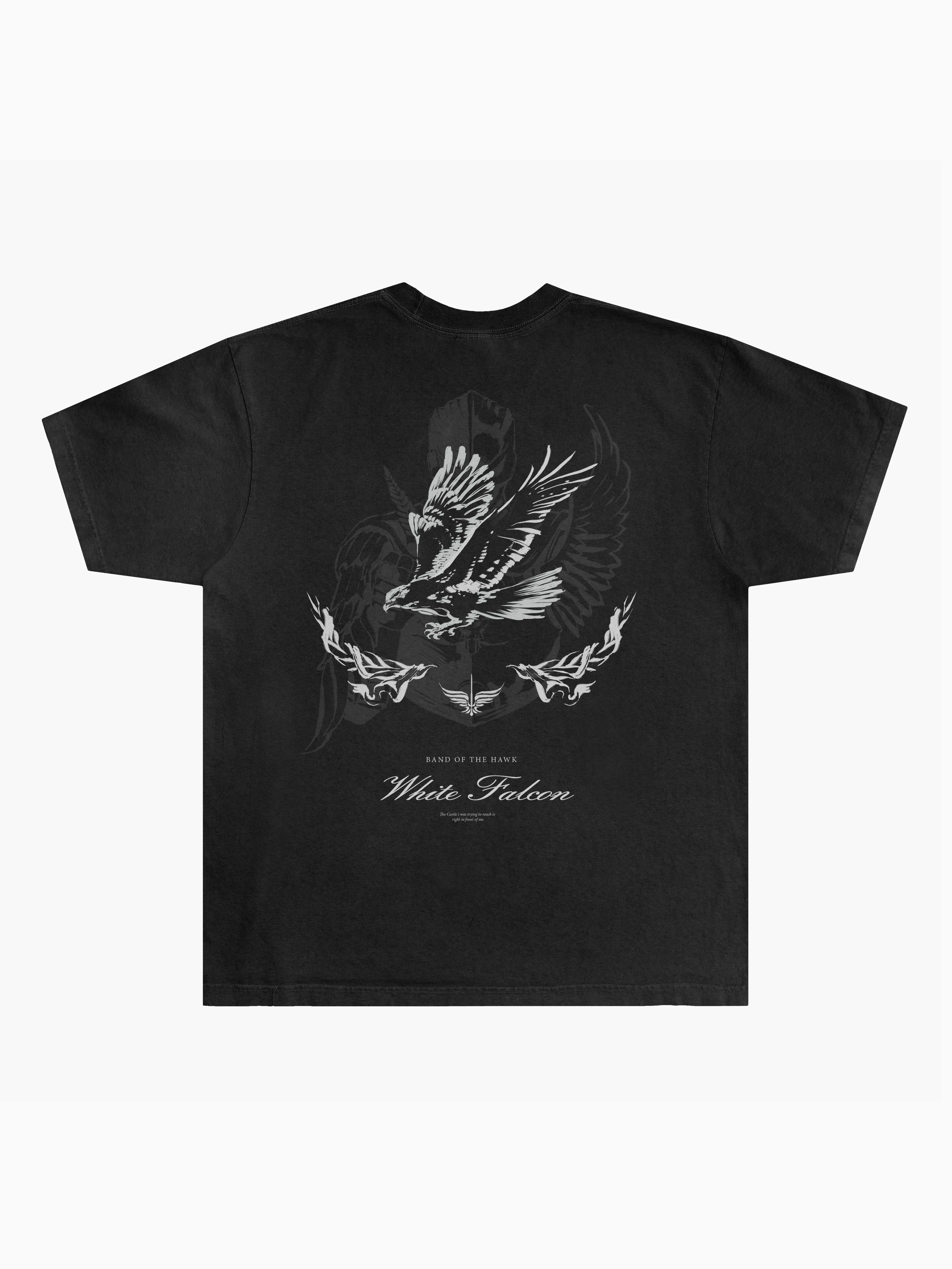 White Falcon Tee - Black
